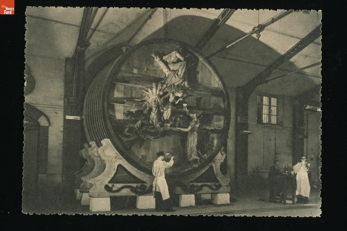 The Big Cask at Champagne Pommery & Greno near Rheims, France, circa 1925