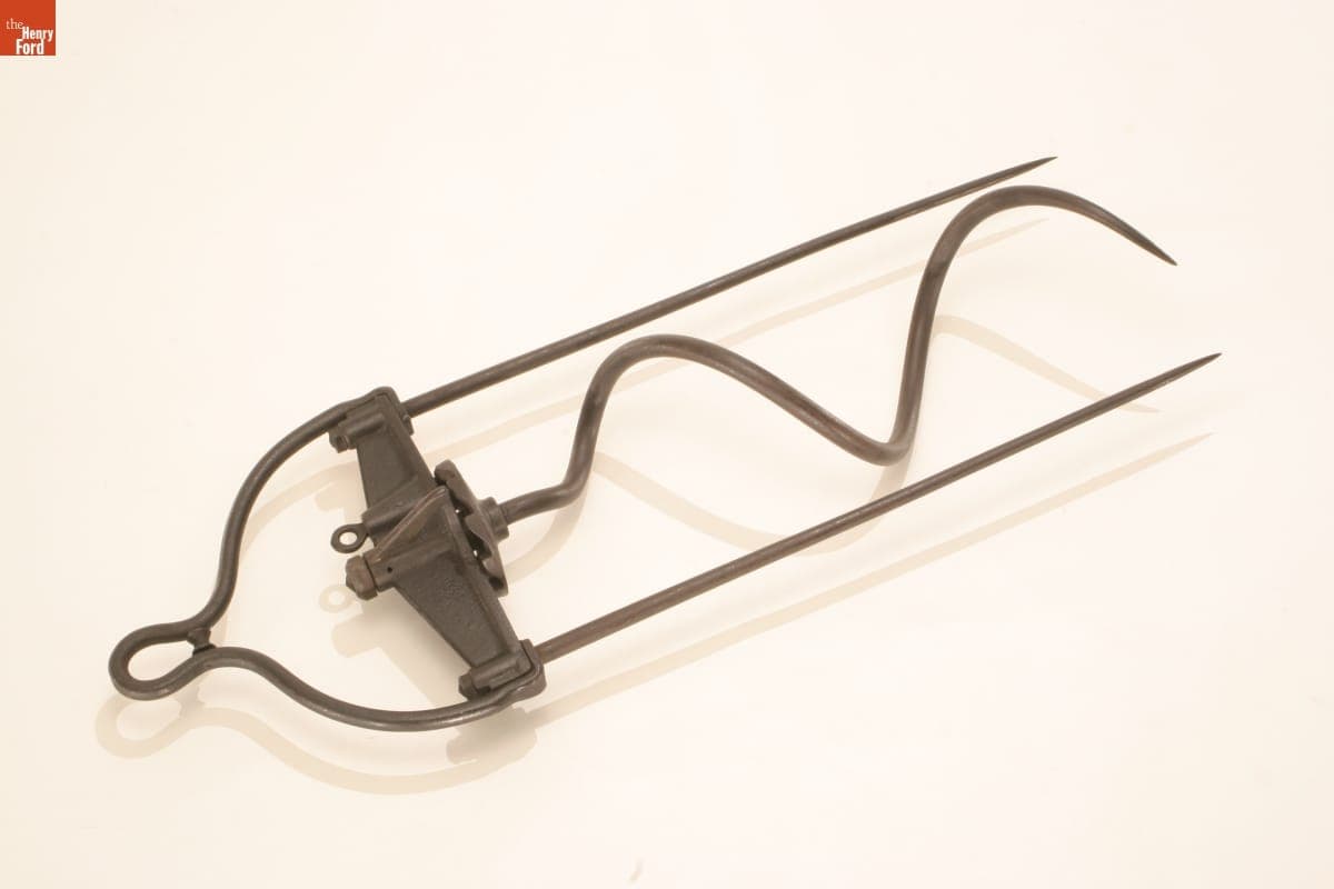 Screw-Type Horse Hay Fork, circa 1880