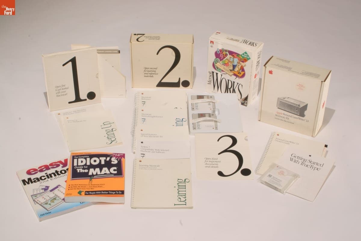 Instructional Material Associated with an Apple Macintosh IIsi Computer, 1991