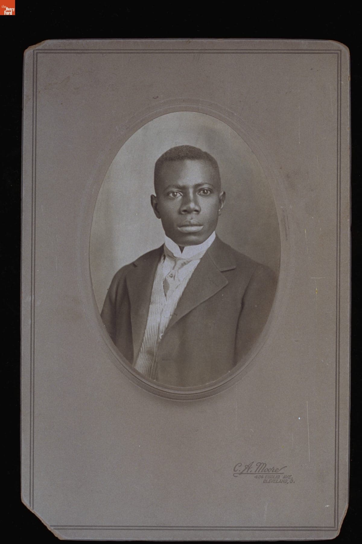 Young Man Wearing a Striped Vest, circa 1910