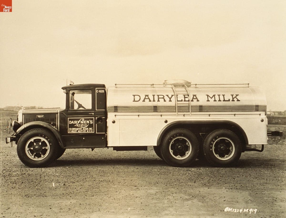 1934 Mack Model BM Tank Truck, "Dairylea Milk," December 1934
