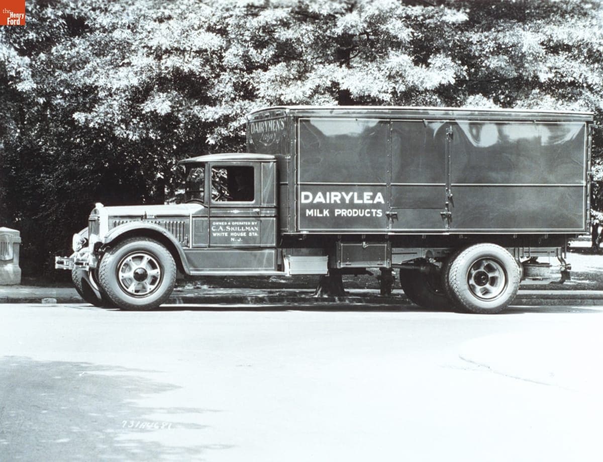 1931 Mack Model BJ Truck, "Dairylea Milk Products," July 1931