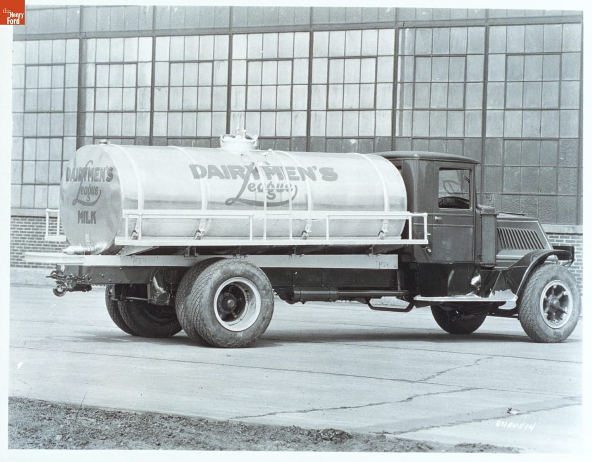 1931 Mack Model AC Tank Truck, "Dairymen's League," April 1931