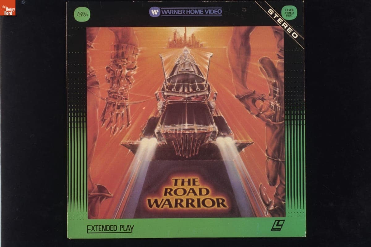 "The Road Warrior" Videodisc Cover, 1983