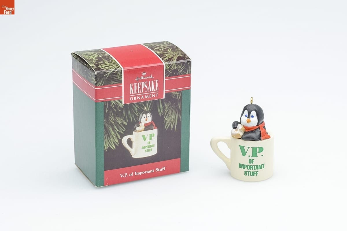 Hallmark "V.P. of Important Stuff" Christmas Ornament, 1992