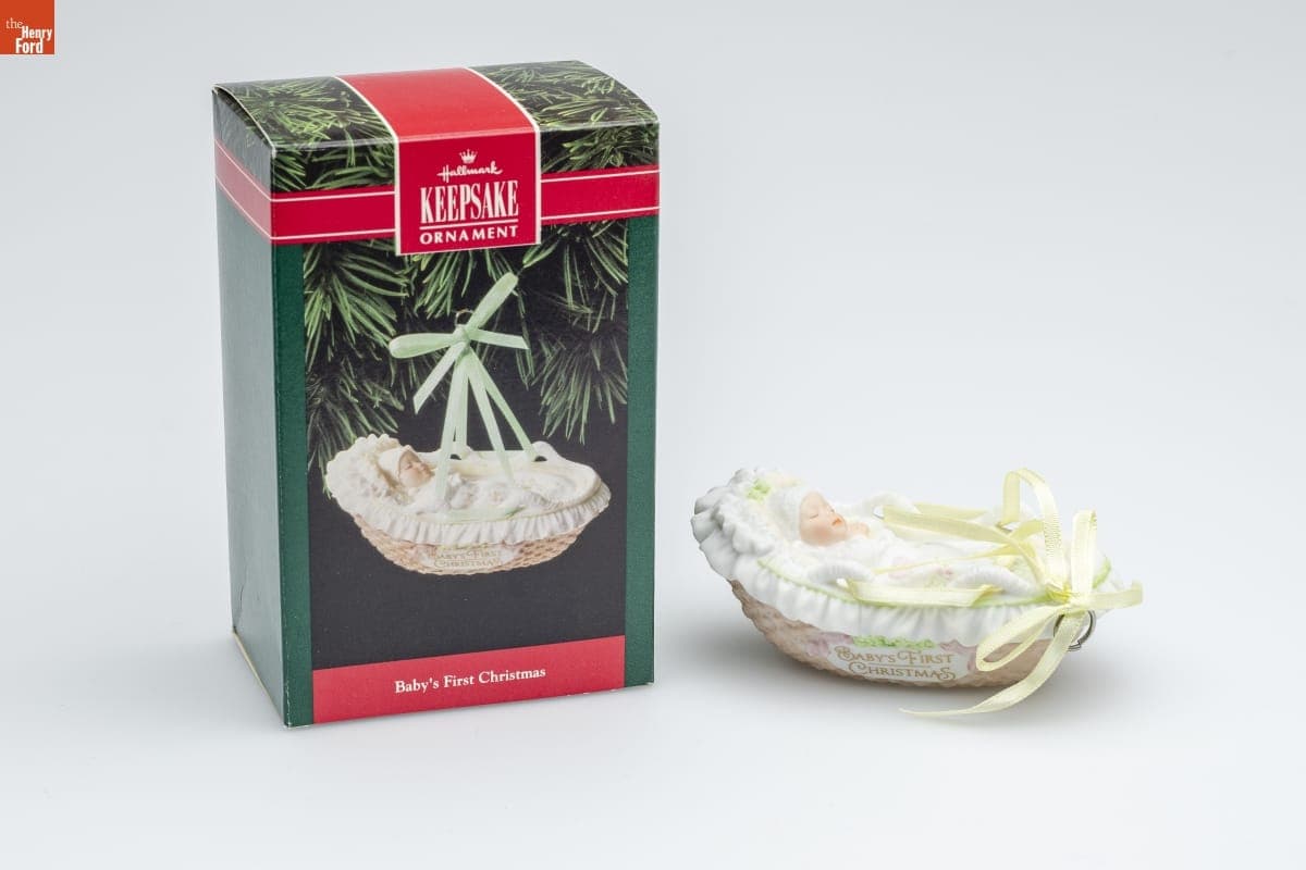 Hallmark "Baby's First Christmas" Christmas Ornament, 1992