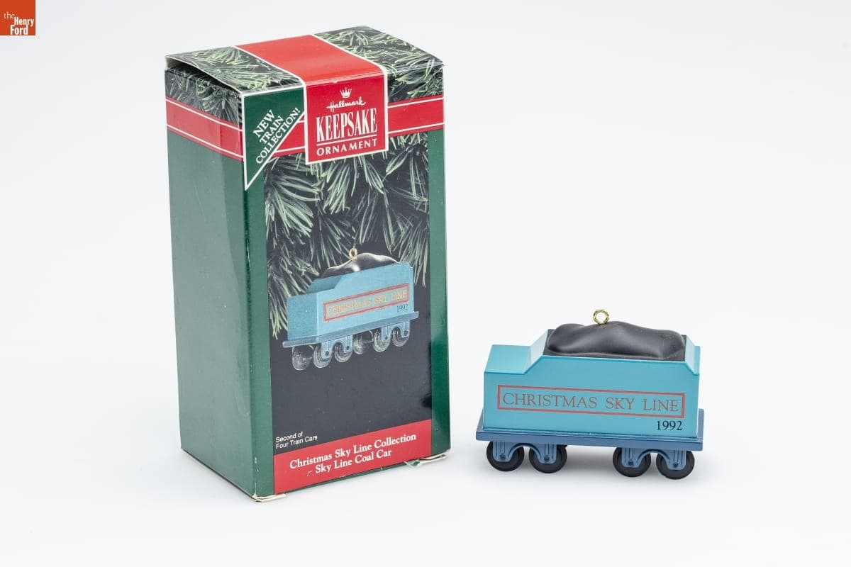 Hallmark "Christmas Sky Line Collection: Sky Line Coal Car" Christmas Ornament, 1992