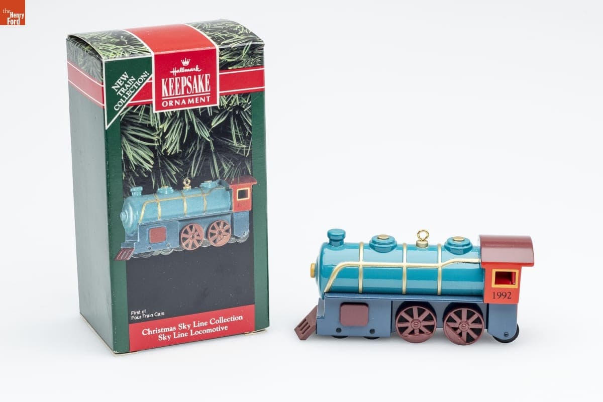 Hallmark "Christmas Sky Line Collection: Sky Line Locomotive" Christmas Ornament, 1992