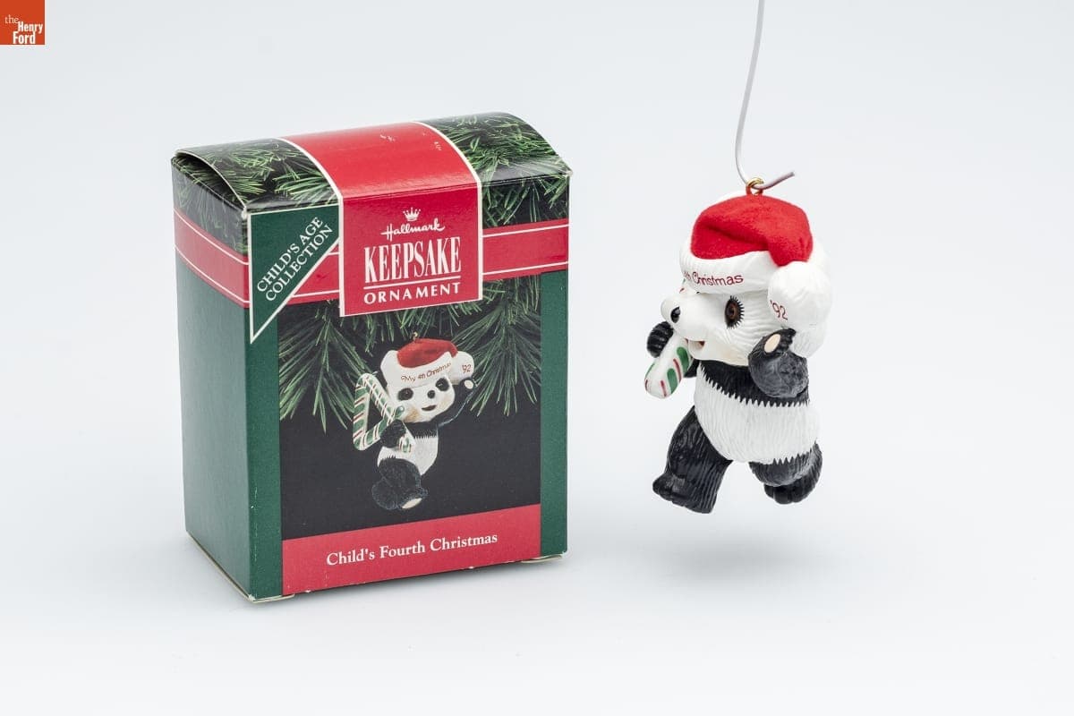 Hallmark "Child's Age Collection: Child's Fourth Christmas" Christmas Ornament, 1992