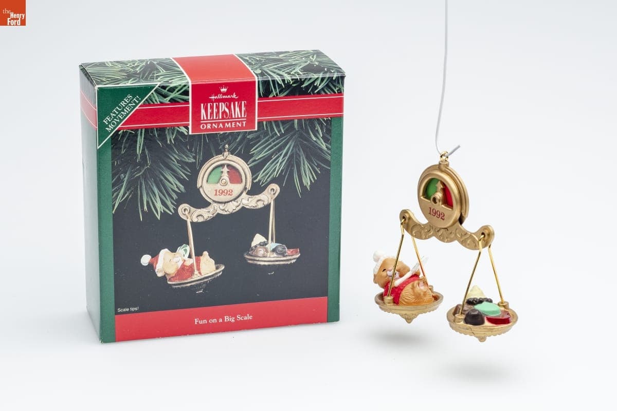 Hallmark "Fun on a Big Scale" Christmas Ornament, 1992
