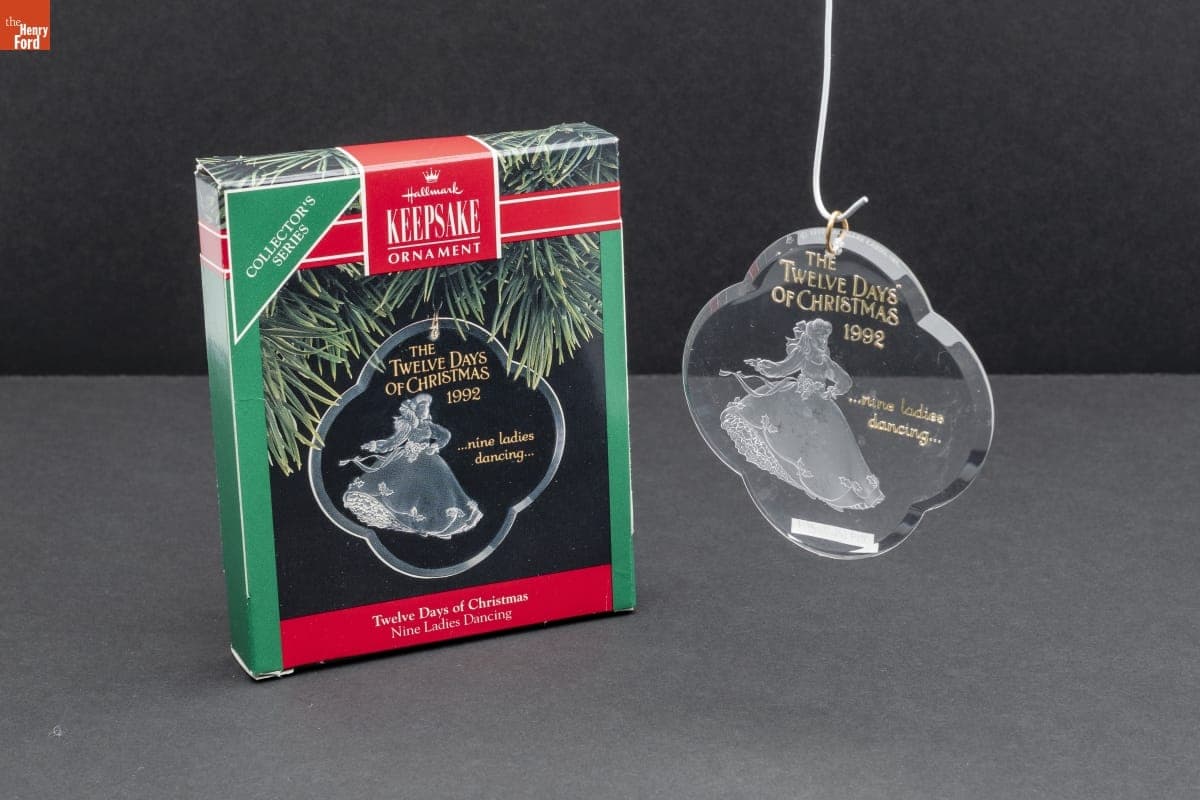 Hallmark "Twelve Days of Christmas Series: Nine Ladies Dancing" Christmas Ornament, 1992