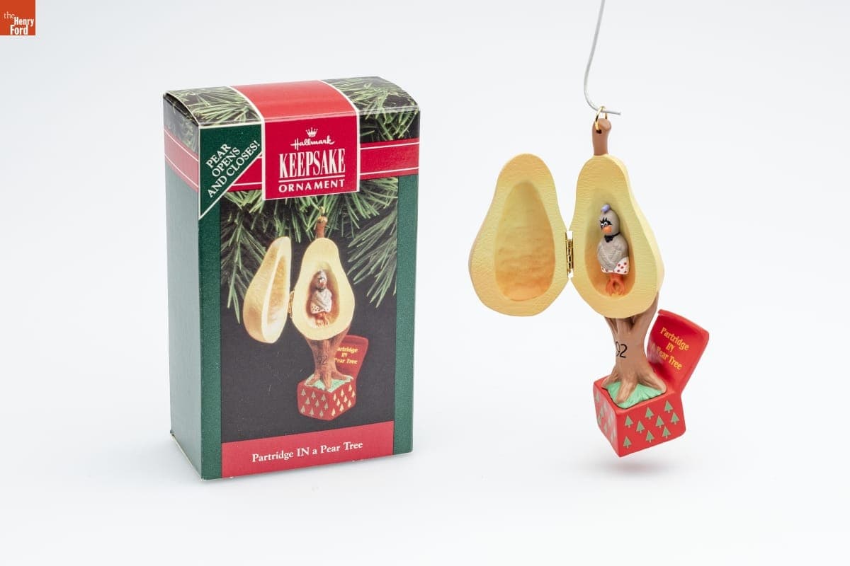 Hallmark "Partridge IN a Pear Tree" Christmas Ornament, 1992