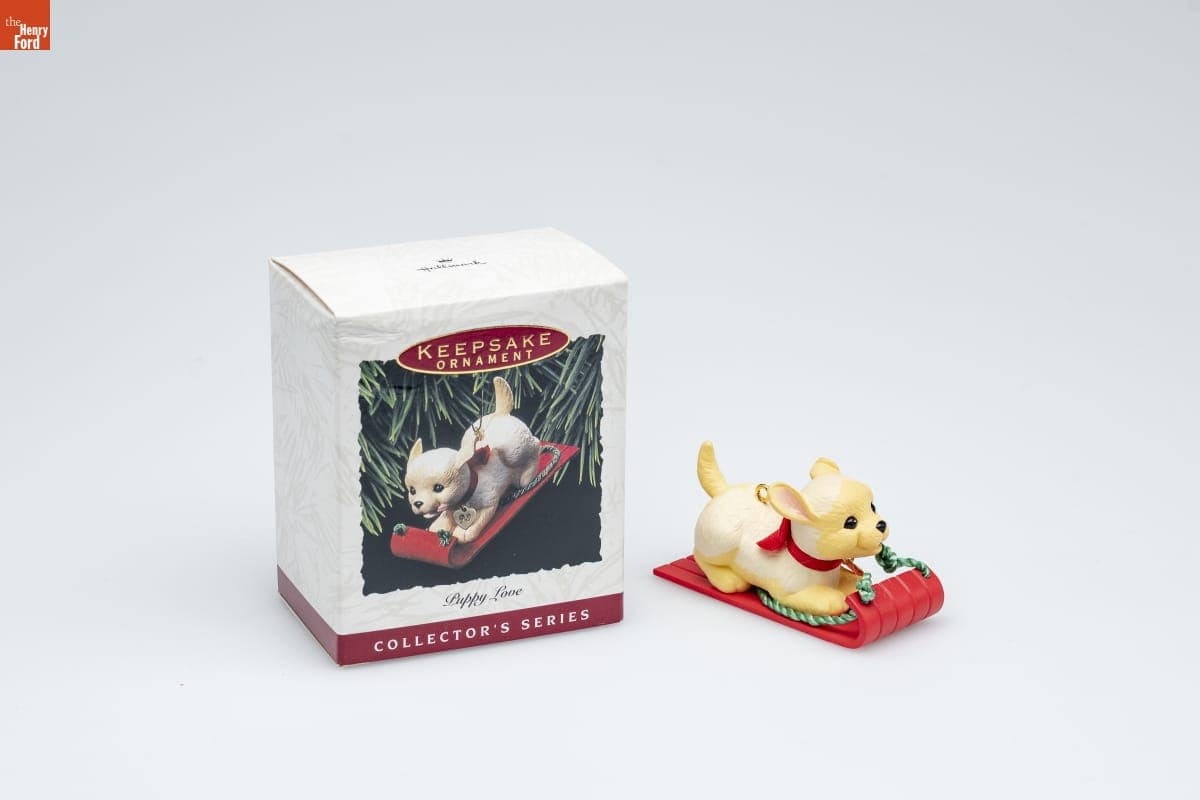 Hallmark "Puppy Love Series" Christmas Ornament, 1993