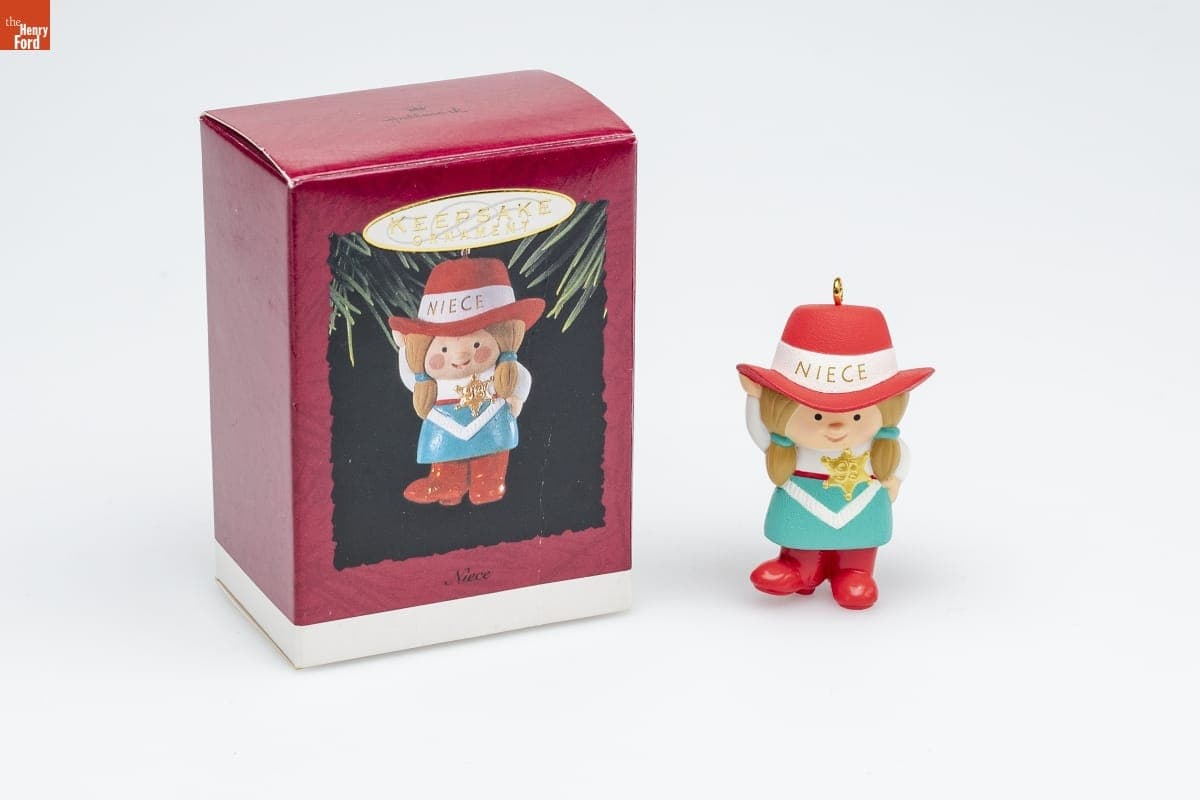 Hallmark "Niece" Christmas Ornament, 1993