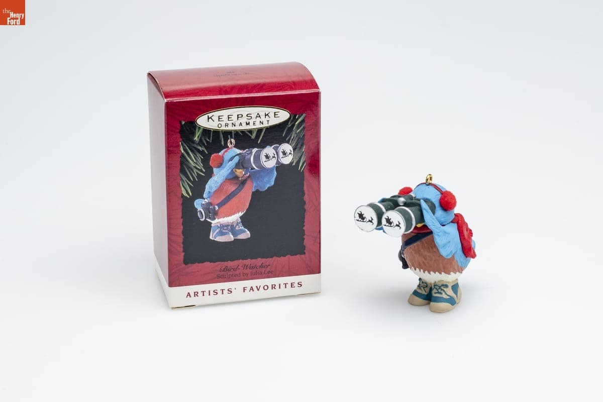 Hallmark "Bird-Watcher" Christmas Ornament, 1993