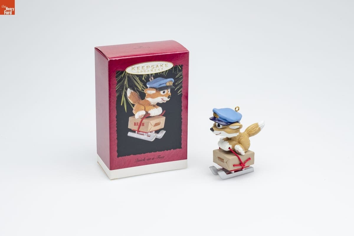Hallmark "Quick as a Fox" Christmas Ornament, 1993