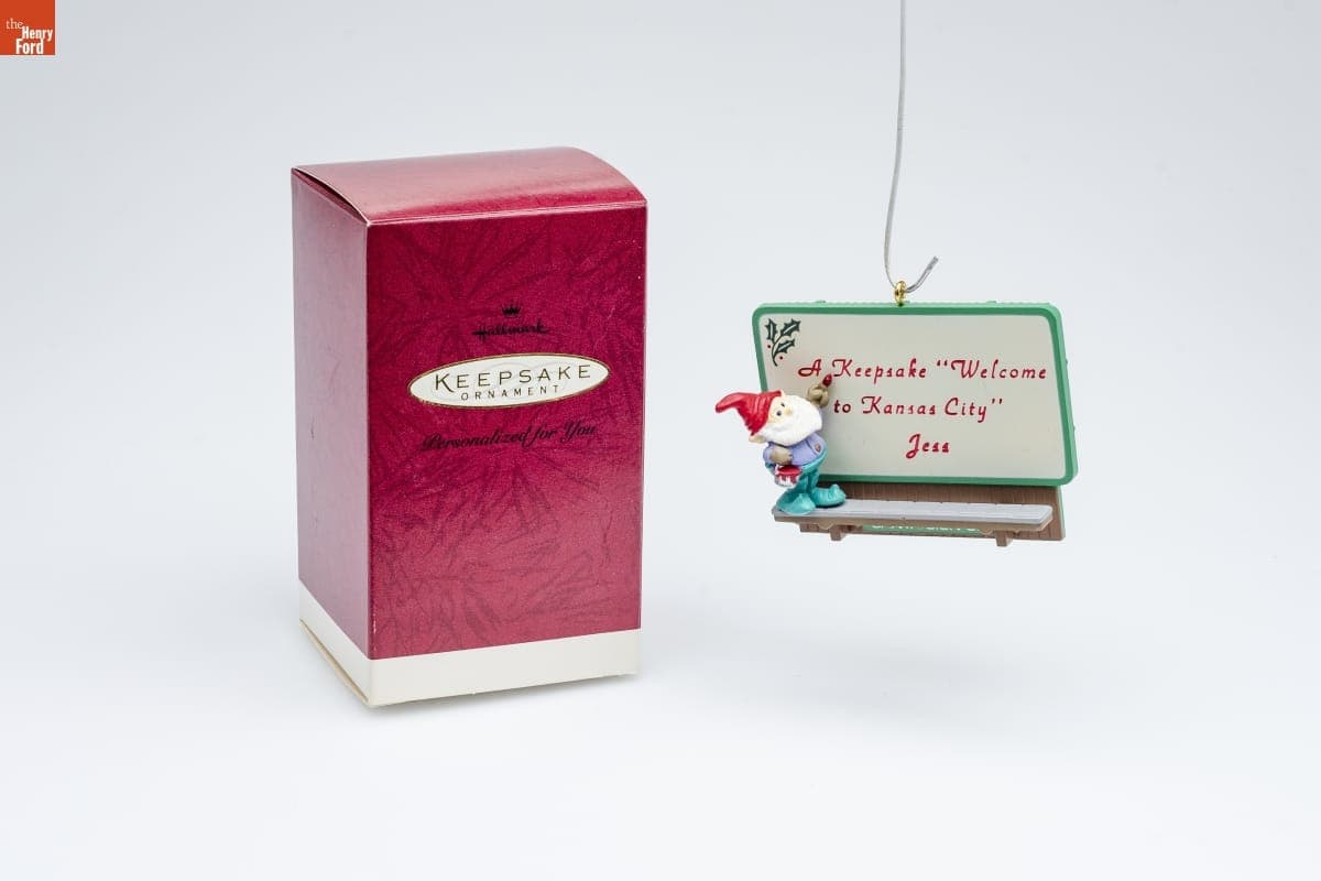Hallmark "Personalized for You: On the Billboard" Christmas Ornament, 1993