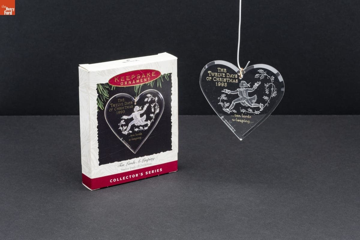 Hallmark "Twelve Days of Christmas Series: Ten Lords A-Leaping" Christmas Ornament, 1993