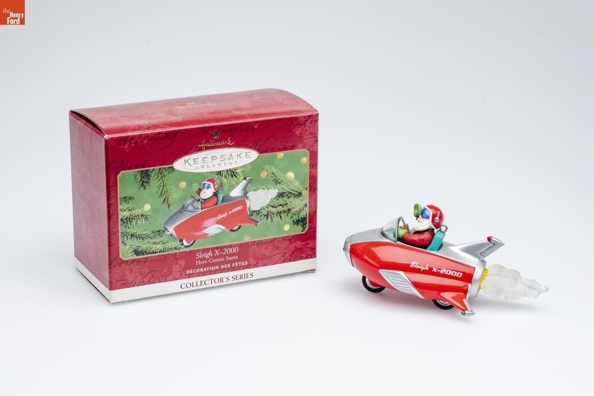 Hallmark "Here Comes Santa Series: Sleigh X-2000" Christmas Ornament, 2000