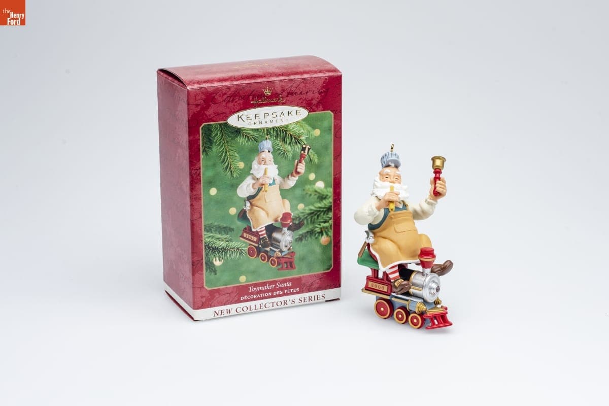Hallmark "Toymaker Santa Series" Christmas Ornament, 2000
