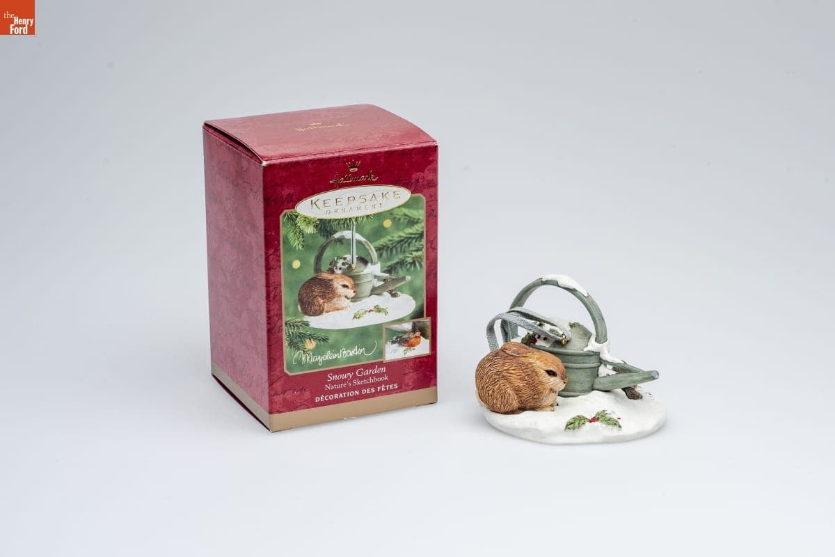 Hallmark "Nature's Sketchbook: Snowy Garden" Christmas Ornament, 2000
