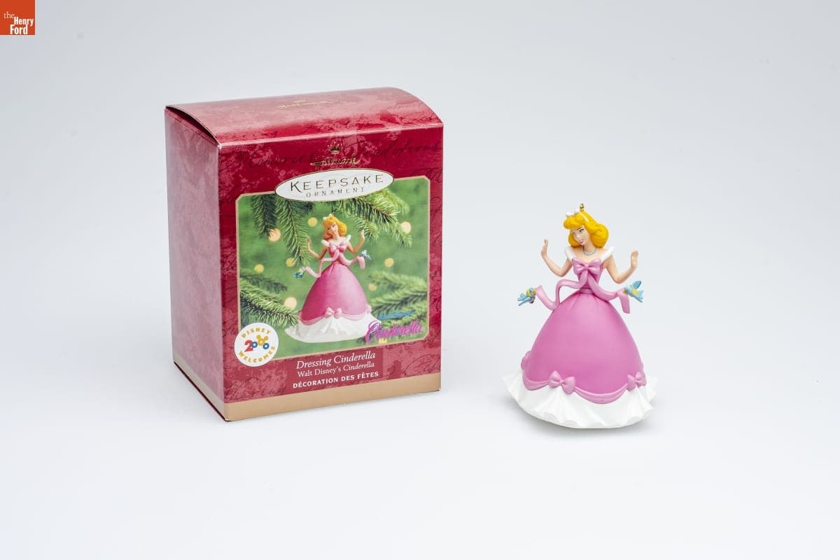 Hallmark "Walt Disney's Cinderella: Dressing Cinderella" Christmas Ornament, 2000