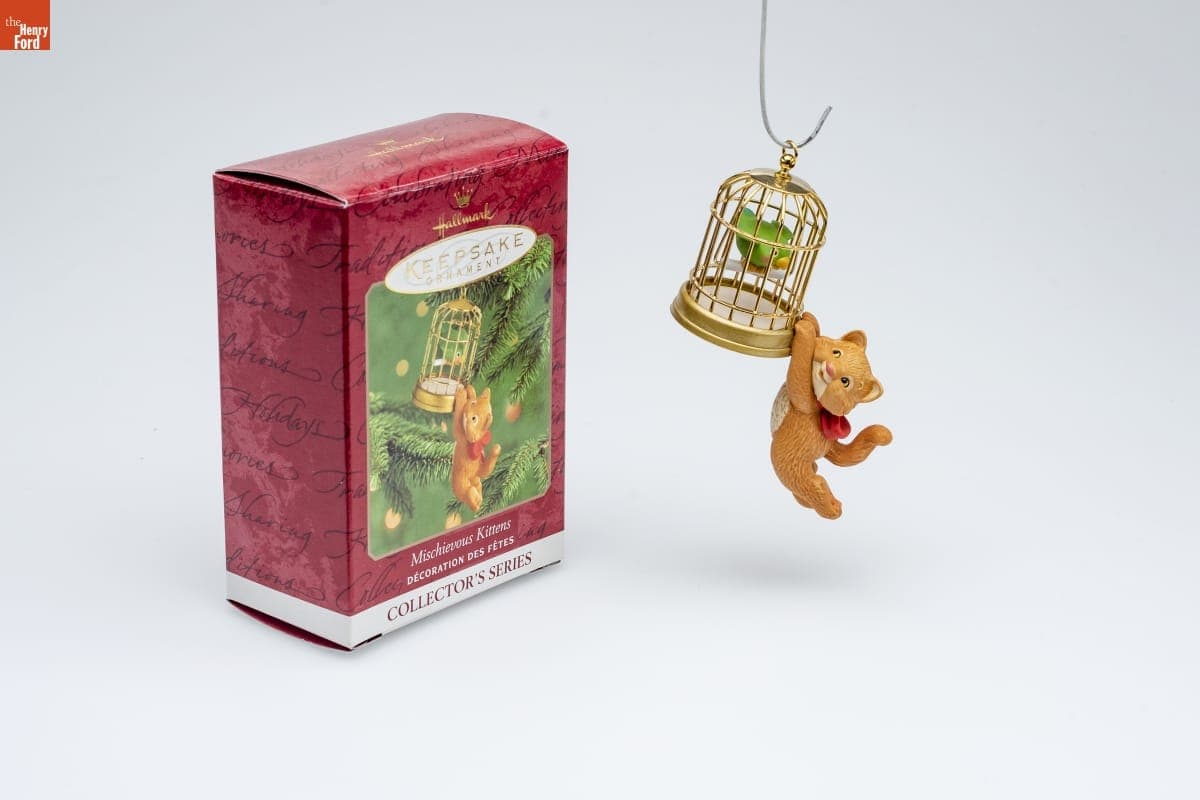 Hallmark "Mischievous Kittens Series" Christmas Ornament, 2000