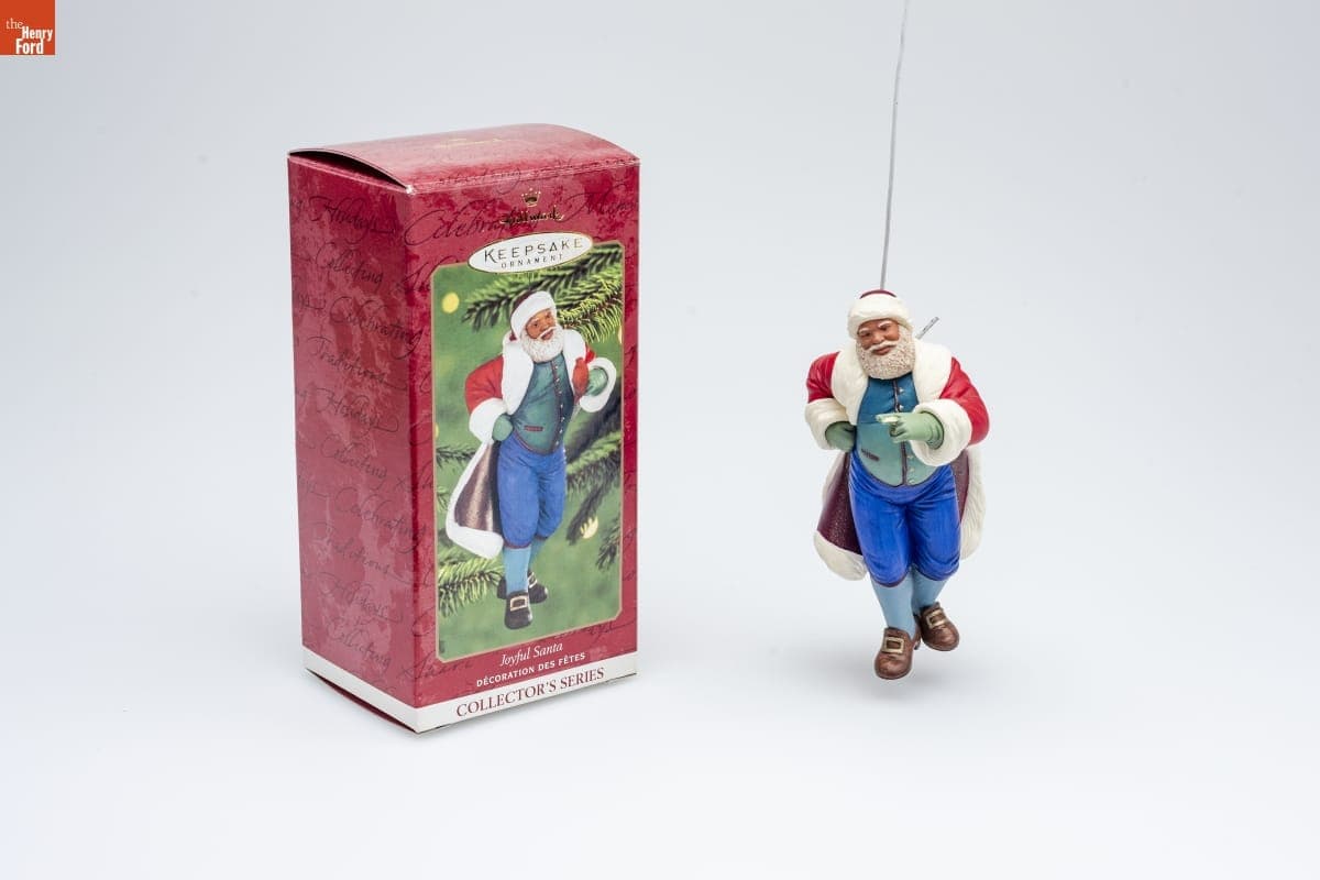 Hallmark "Joyful Santa Series" Christmas Ornament, 2000