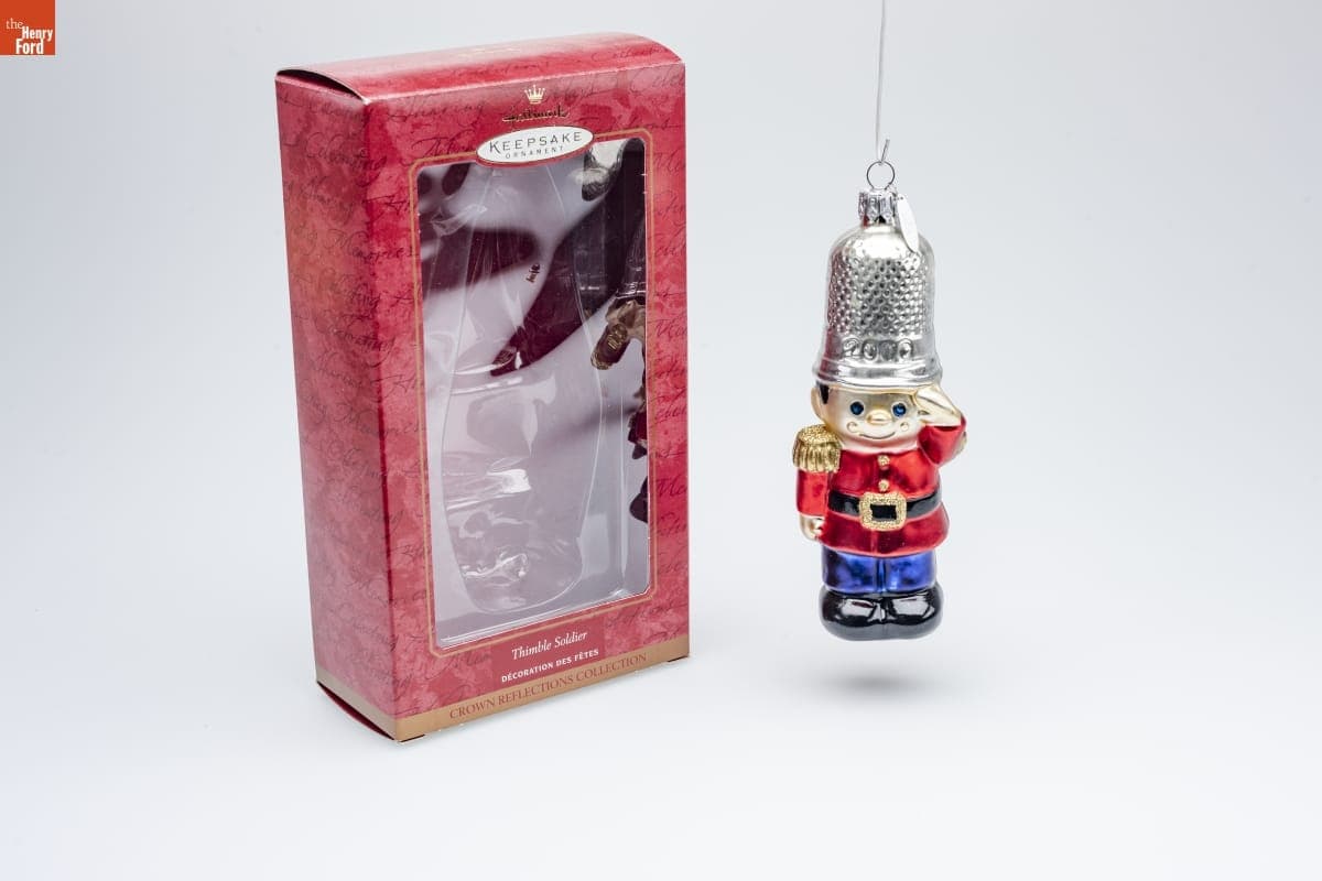 Hallmark "Crown Reflections Collection: Thimble Soldier" Christmas Ornament, 2000
