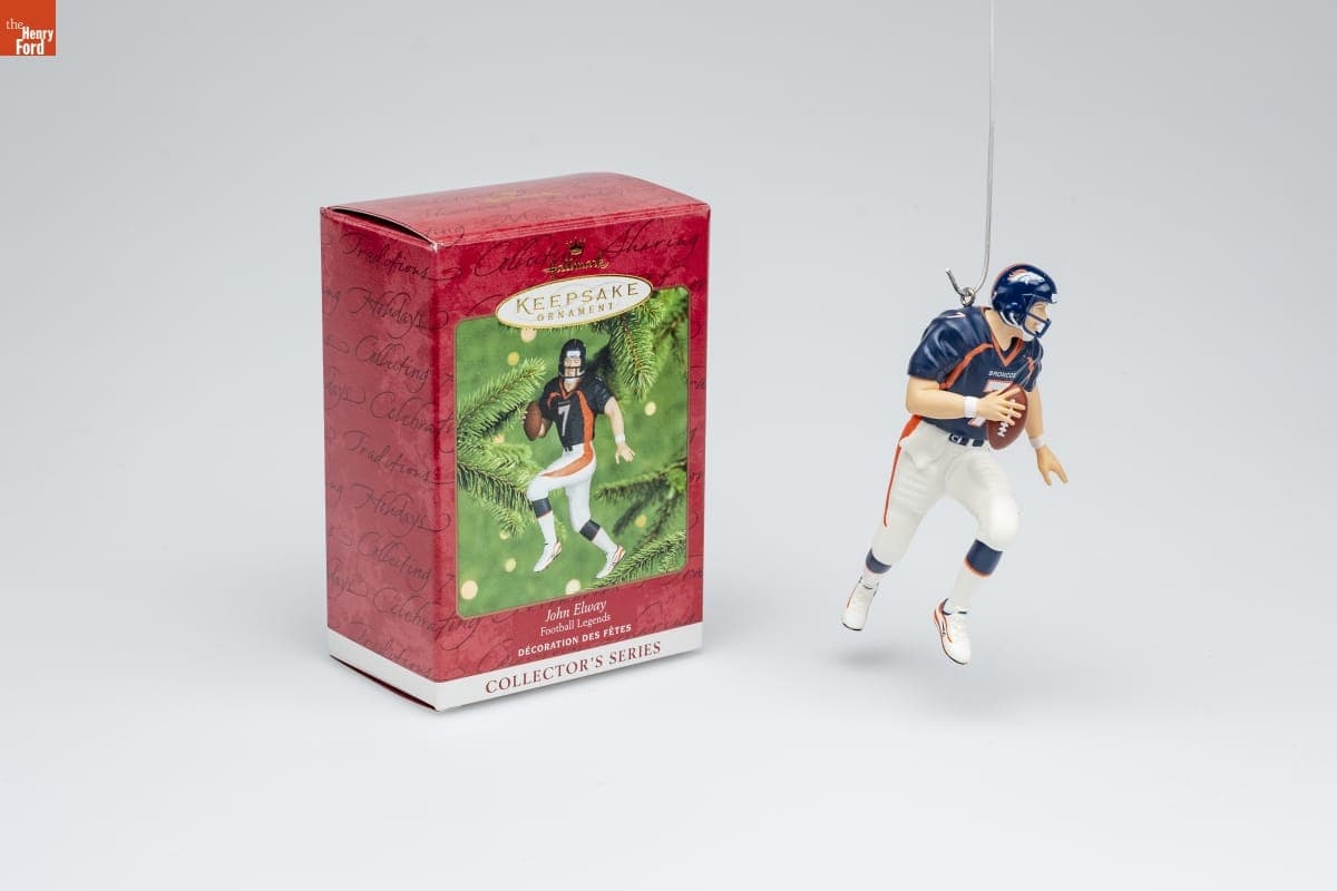 Hallmark "Football Legends Series: John Elway" Christmas Ornament, 2000