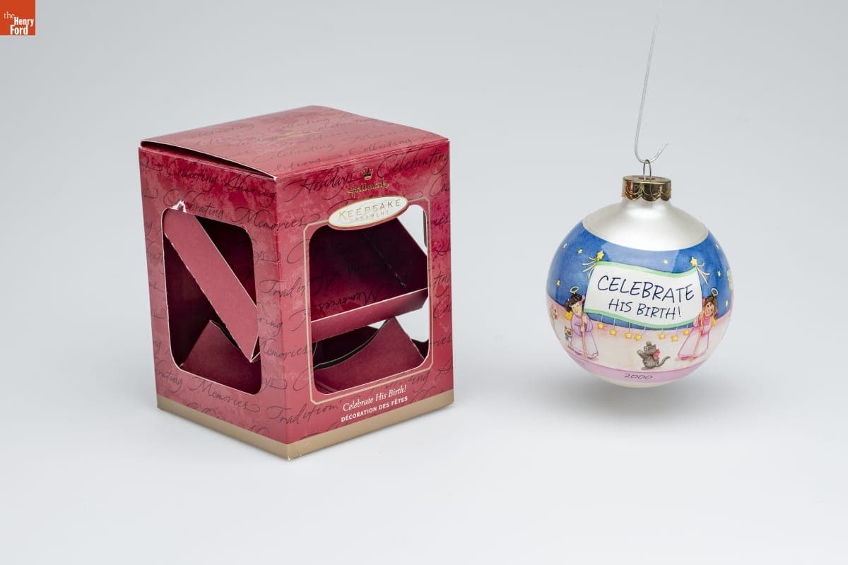 Hallmark "Celebrate His Birth" Christmas Ornament, 2000