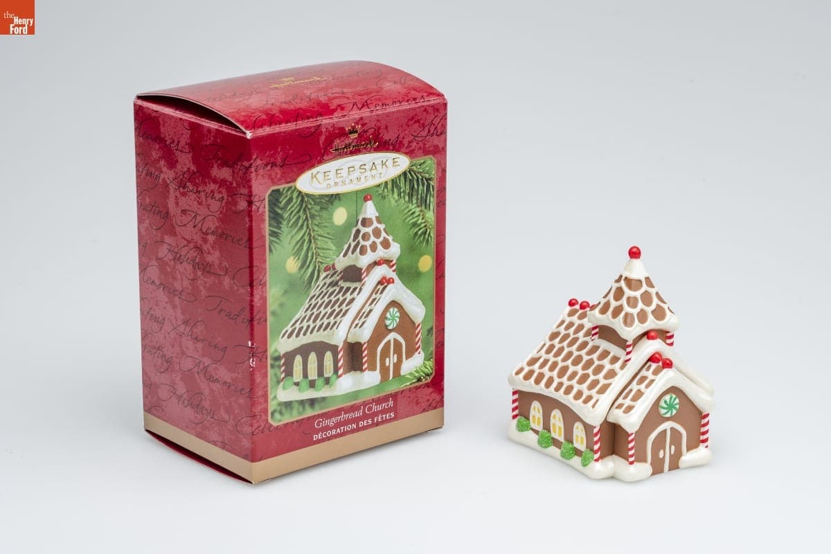 Hallmark "Gingerbread Church" Christmas Ornament, 2000