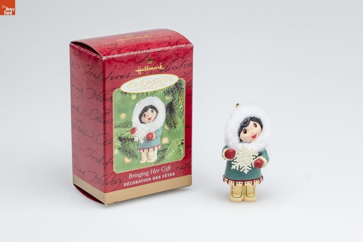 Hallmark "Bringing Her Gift" Christmas Ornament, 2000
