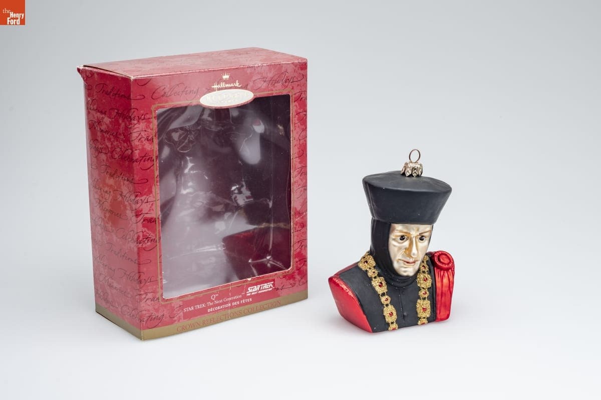 Hallmark "STAR TREK The Next Generation: Q" Christmas Ornament, 2000-2001