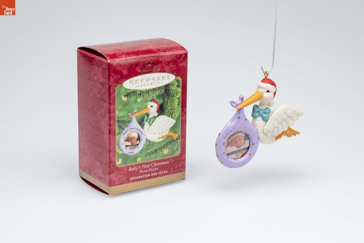 Hallmark "Baby's First Christmas Photo Holder" Christmas Ornament, 2000