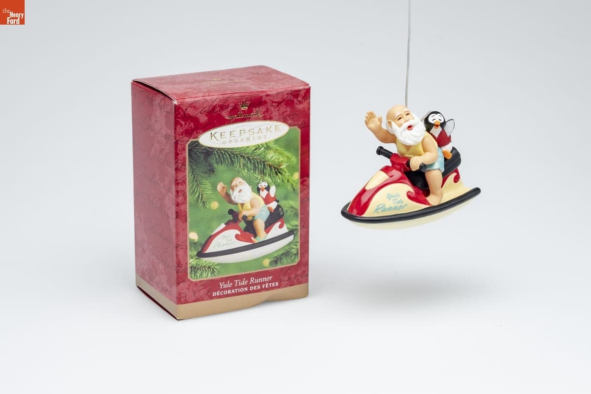Hallmark "Yule Tide Runner" Christmas Ornament, 2000