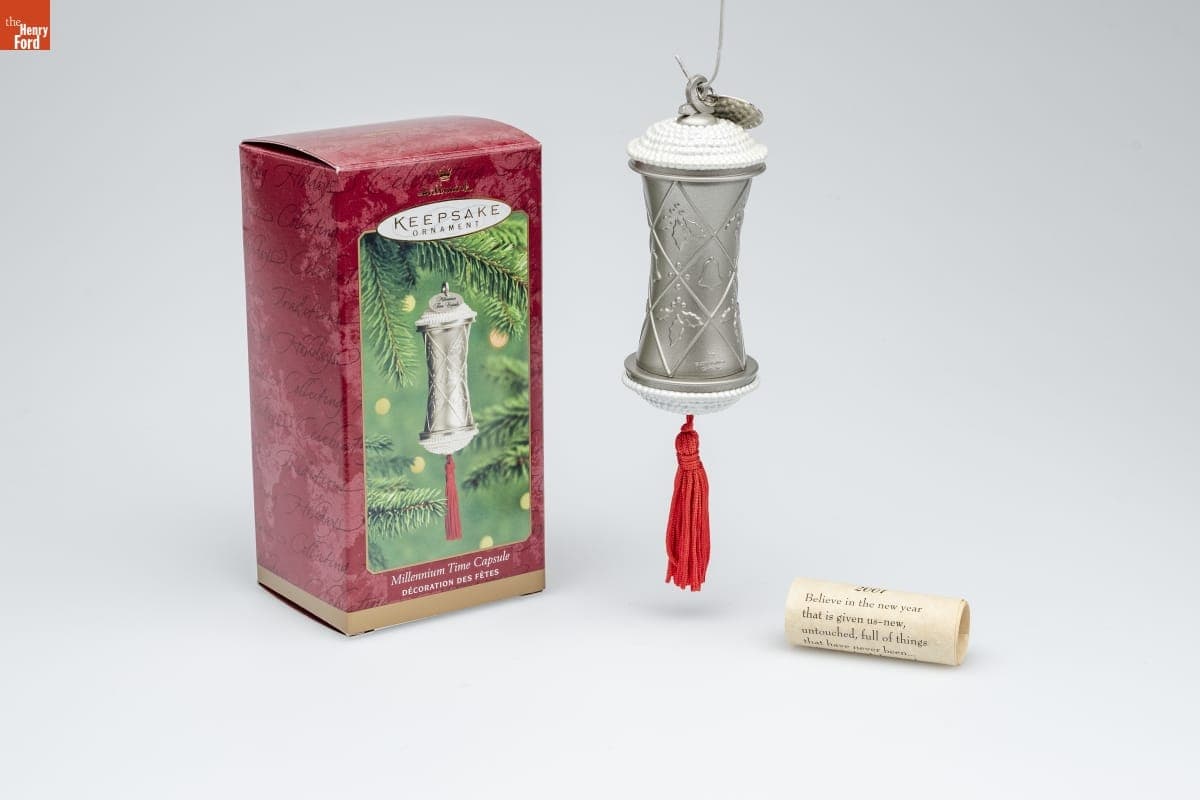 Hallmark "Millennium Time Capsule" Christmas Ornament, 2000