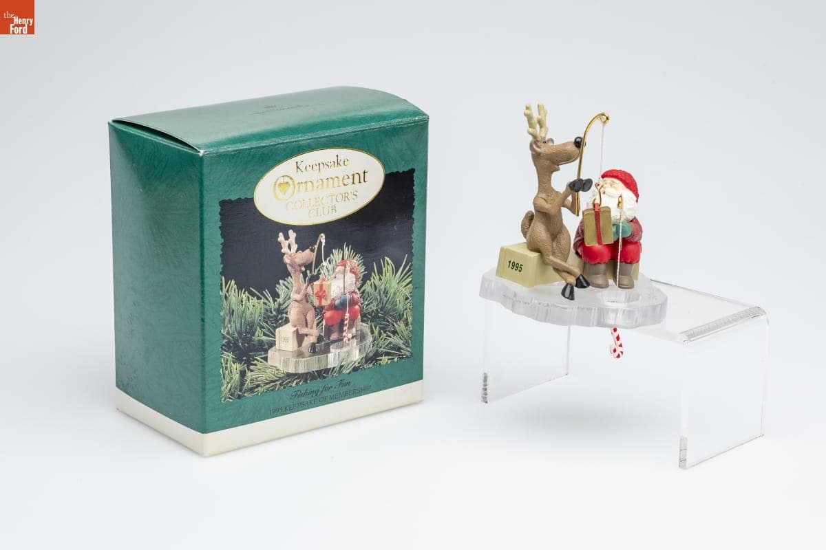 Hallmark "Fishing for Fun" Collector's Club Christmas Ornament, 1995