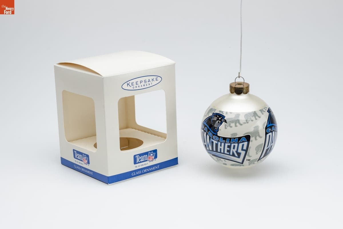 Hallmark "Team NFL: Carolina Panthers" Christmas Ornament, 1995