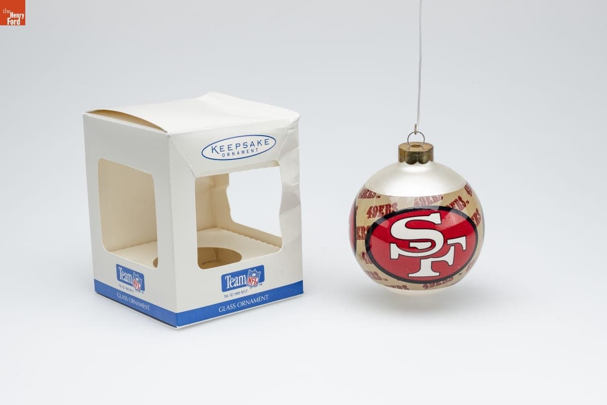Hallmark "Team NFL: San Francisco 49ers" Christmas Ornament, 1995