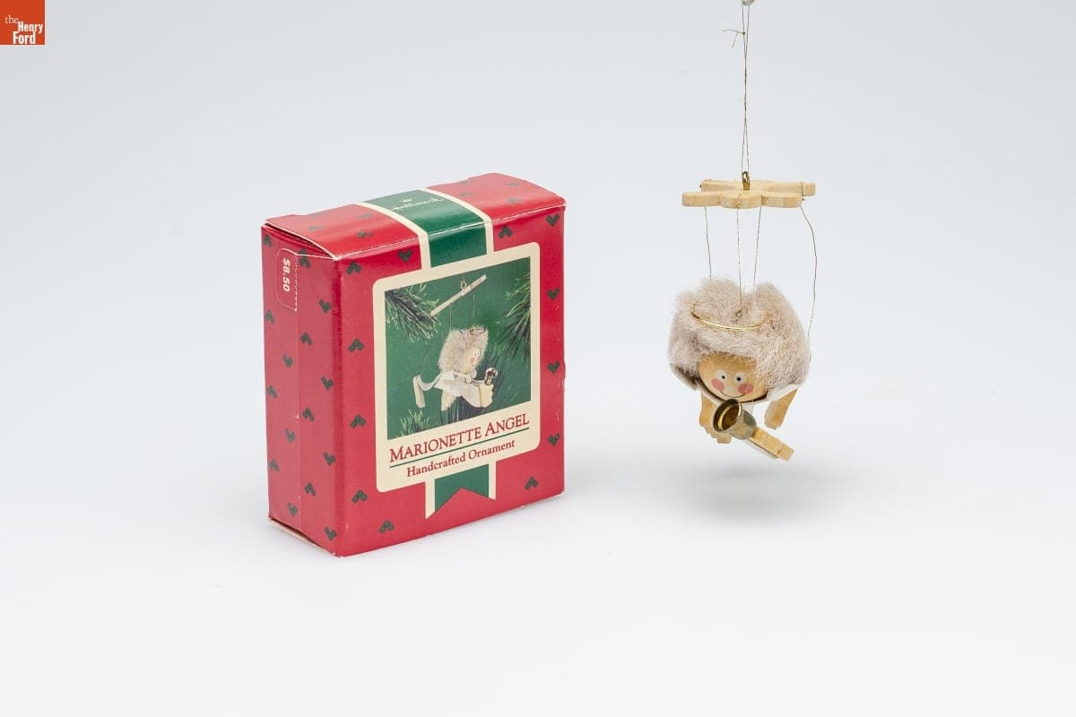 Hallmark "Marionette Angel" Christmas Ornament, 1986