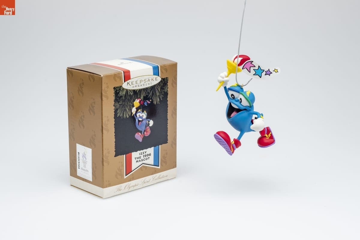 Hallmark "The Olympic Spirit Collection: Izzy The 1996 Mascot" Christmas Ornament, 1996