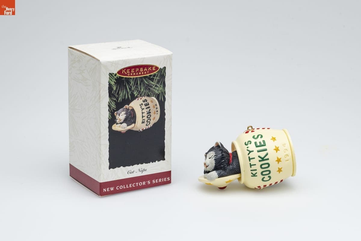 Hallmark "Cat Naps Series" Christmas Ornament, 1994
