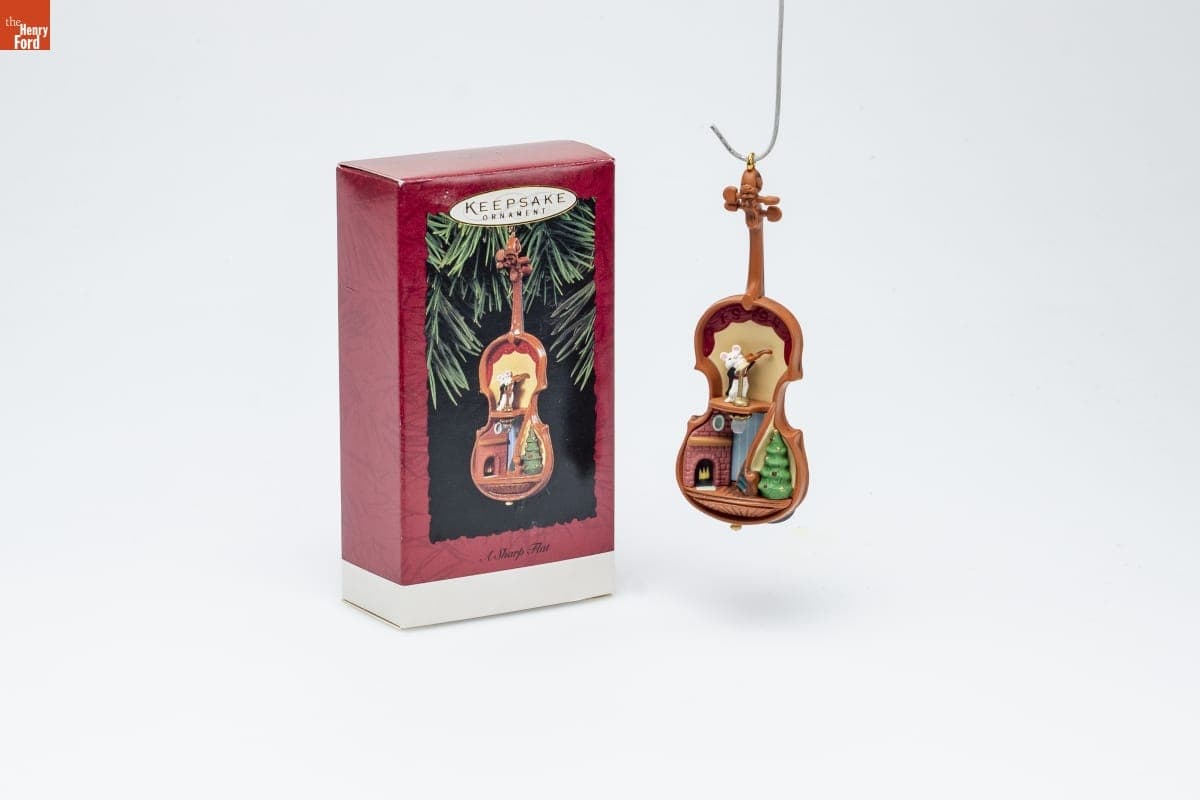 Hallmark "A Sharp Flat" Christmas Ornament, 1994