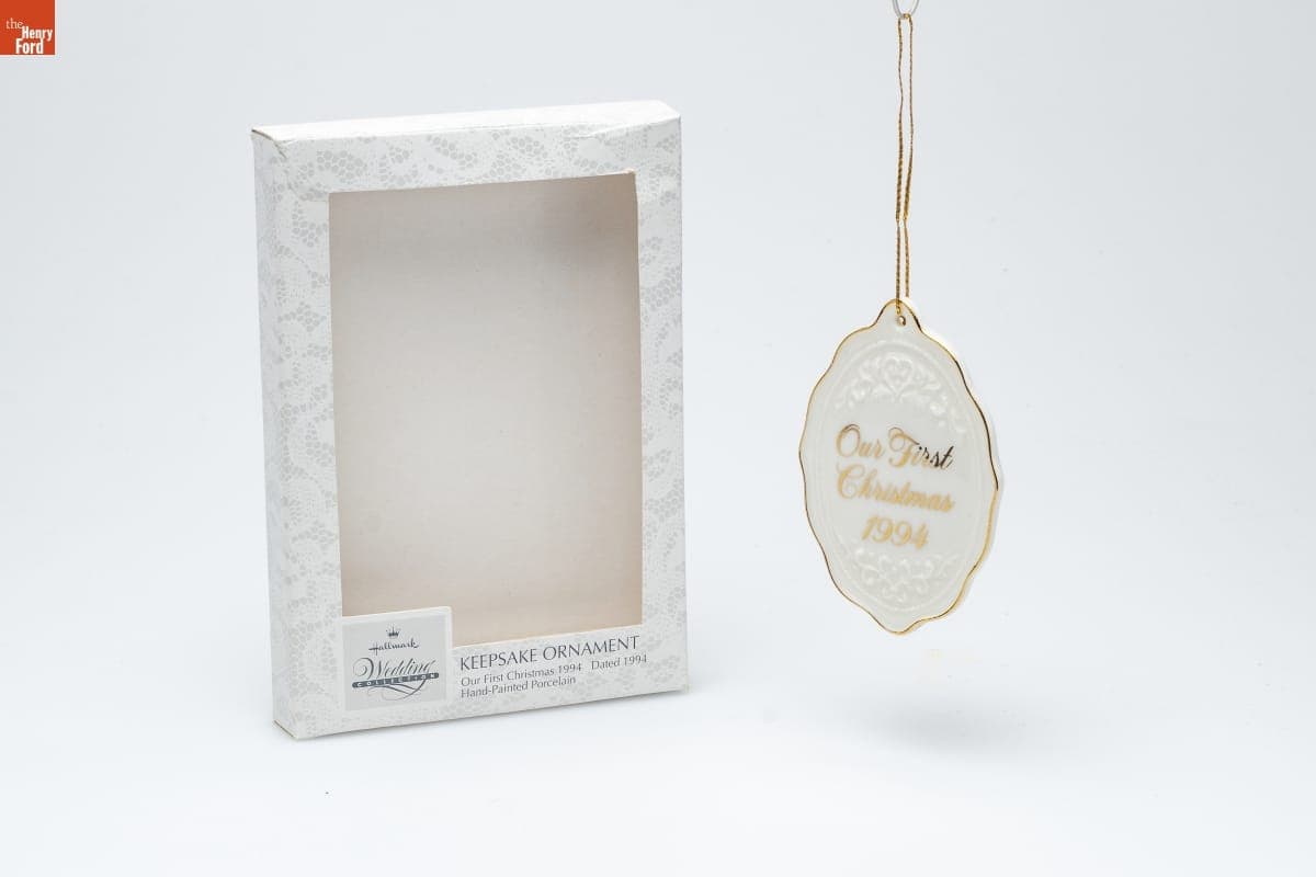 Hallmark "Hallmark Wedding Collection: Our First Christmas 1994" Christmas Ornament, 1994