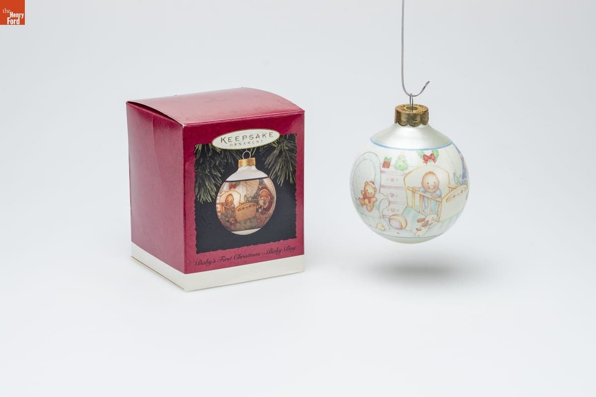 Hallmark "Baby's First Christmas - Baby Boy" Christmas Ornament, 1994
