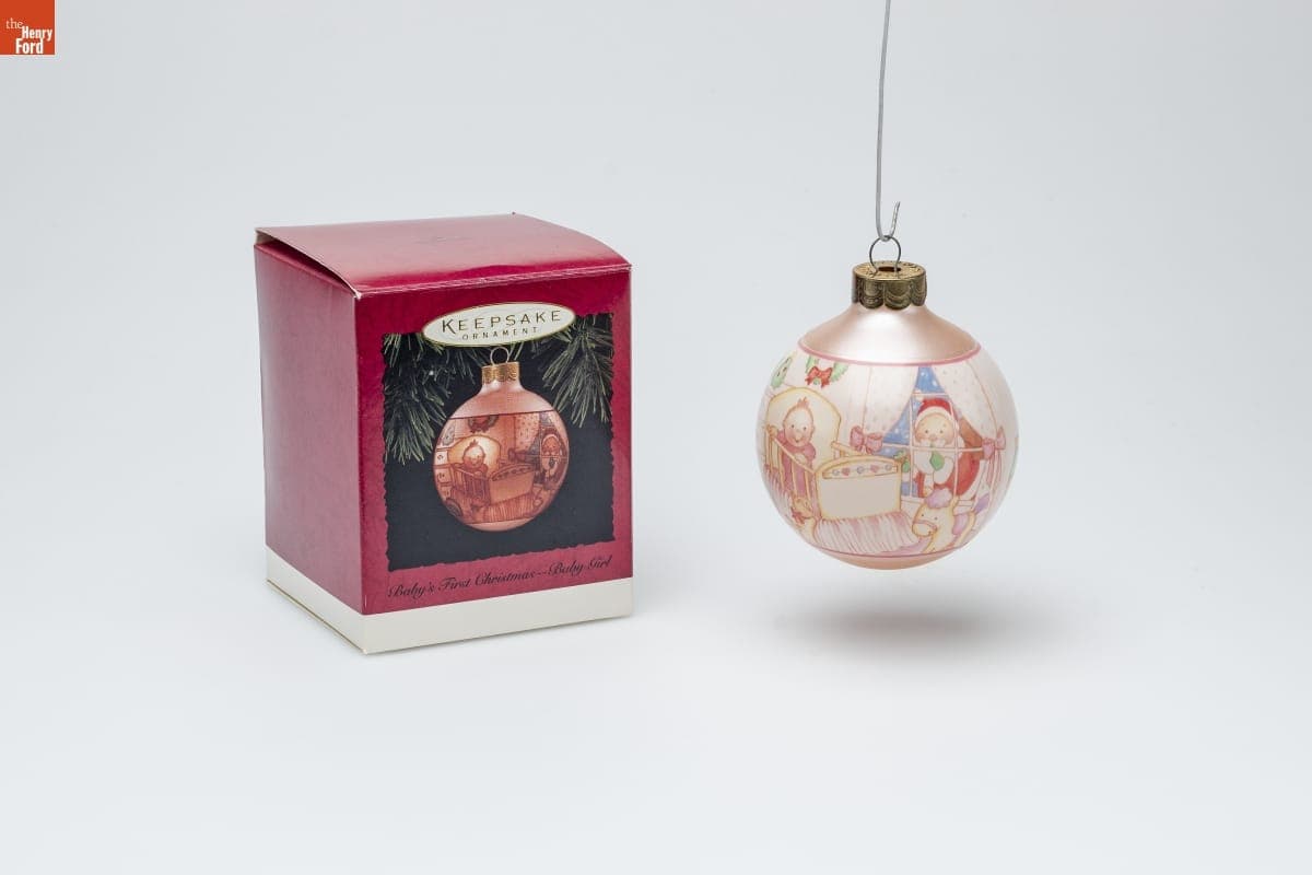 Hallmark "Baby's First Christmas - Baby Girl" Christmas Ornament, 1994
