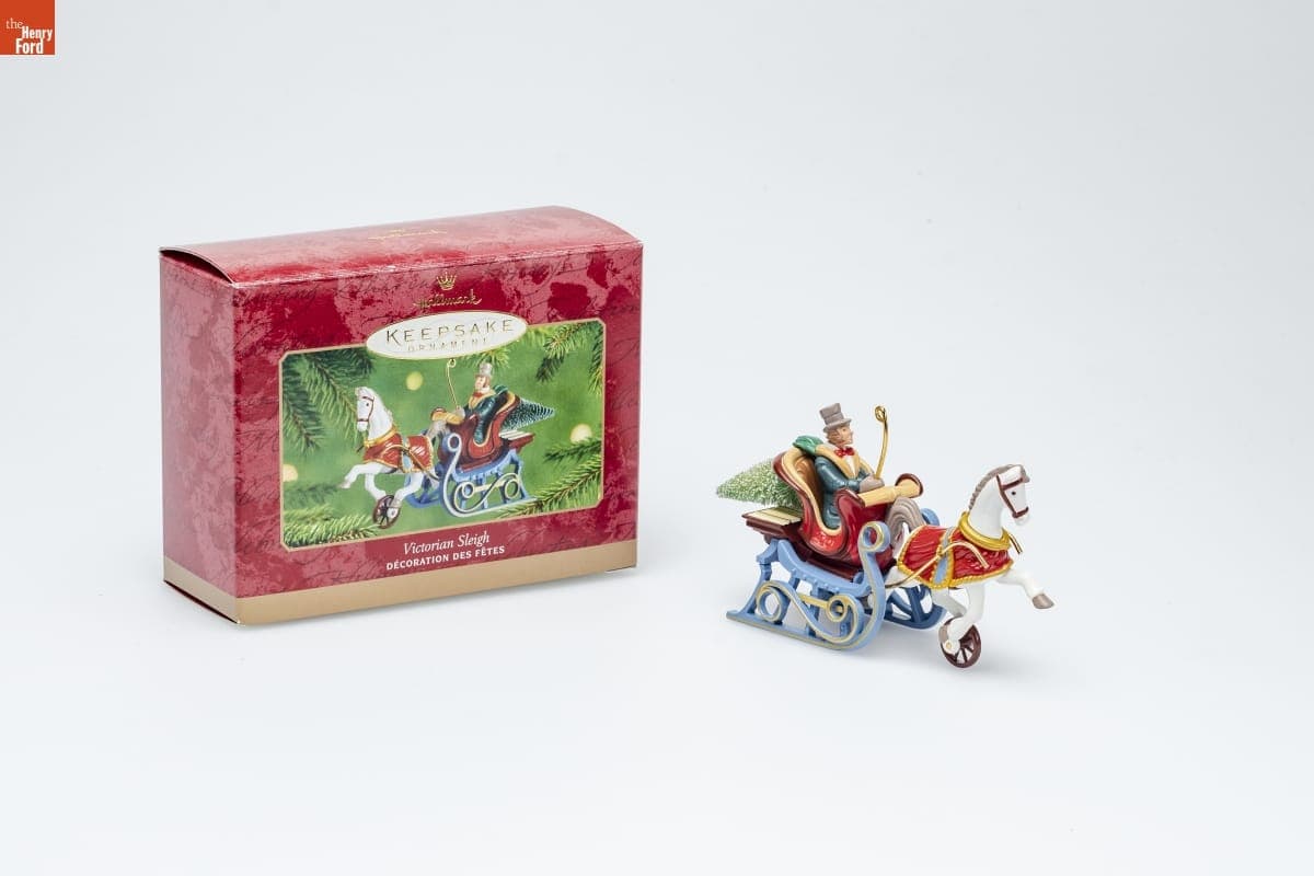 Hallmark "Victorian Sleigh" Christmas Ornament, 2001