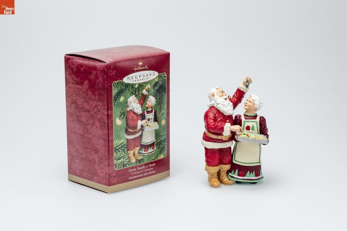 Hallmark "Cooking for Christmas: Santa Sneaks a Sweet" Christmas Ornament, 2001