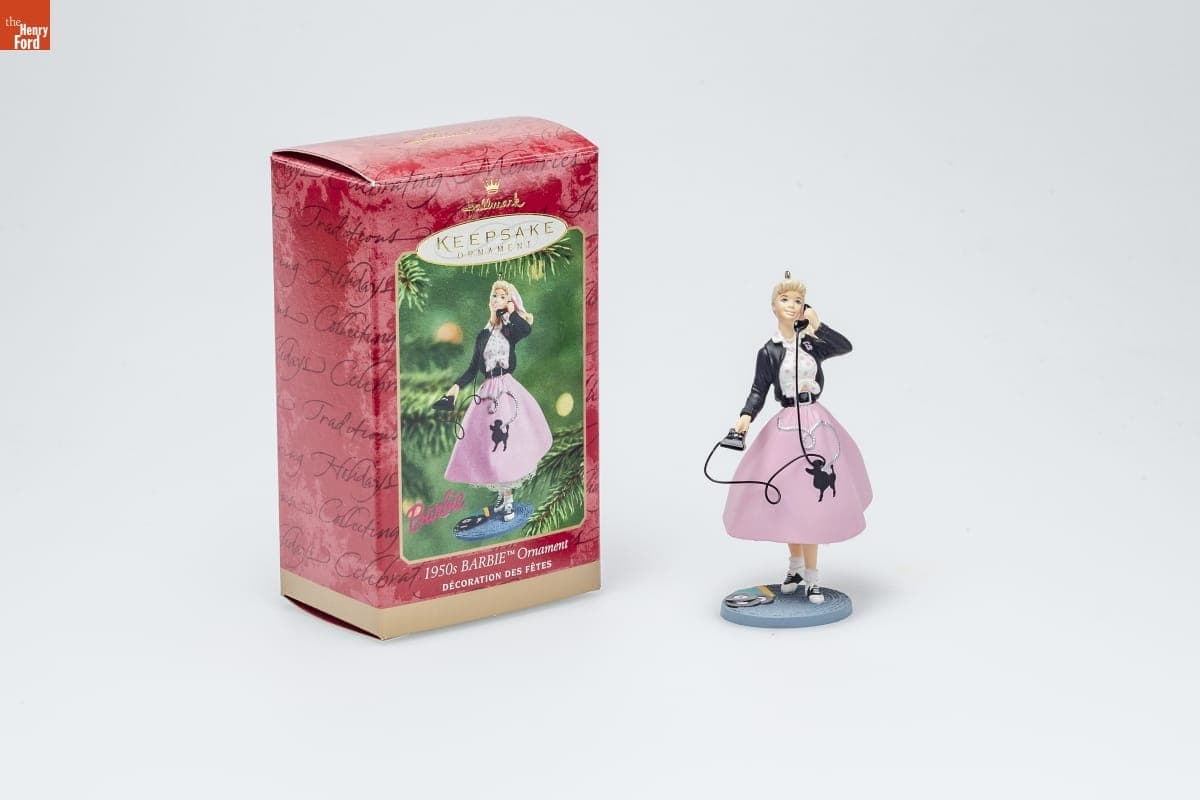 Hallmark "1950s BARBIE" Christmas Ornament, 2001